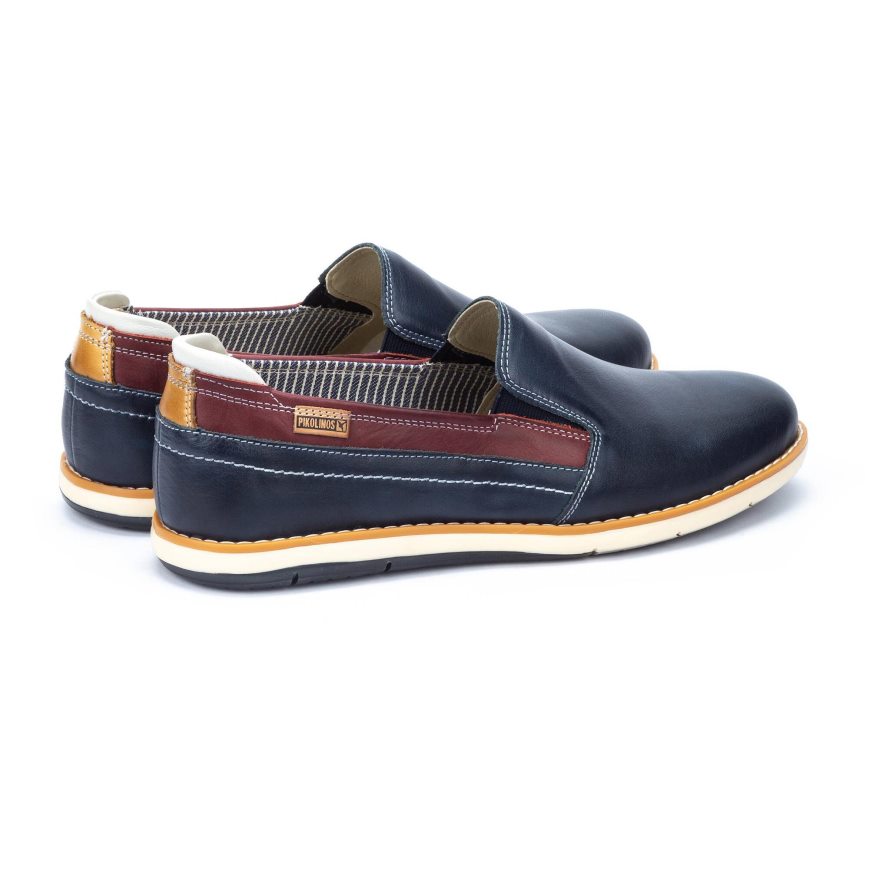 Men's Pikolinos JUCAR Boat Shoes Blue | NZ OQ83571